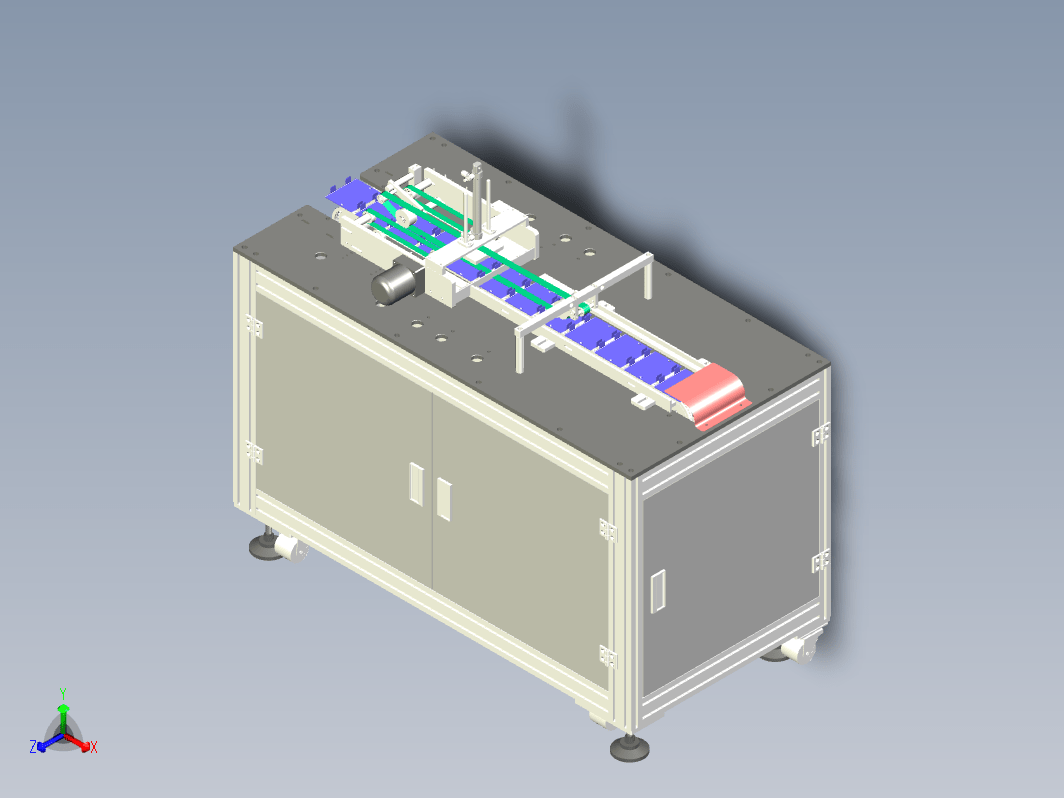 C12_框架桌面式皮带输送设备