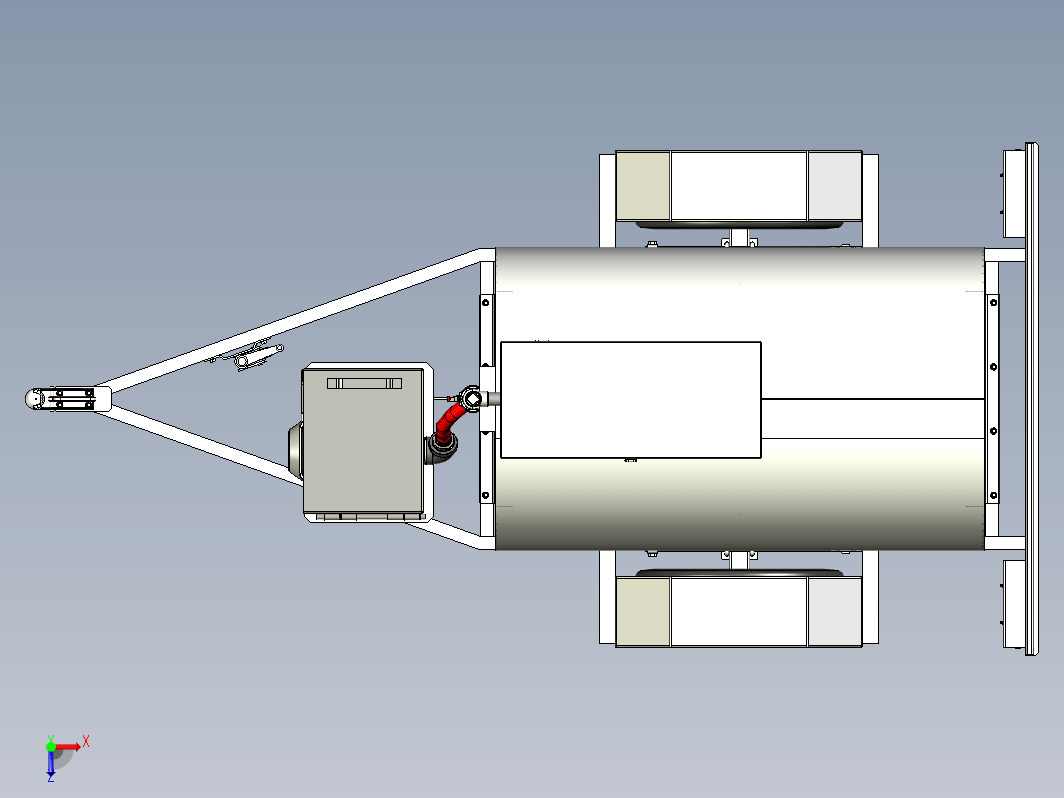 1000L小油桶拖车