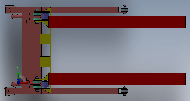 液压堆剁车3d图纸