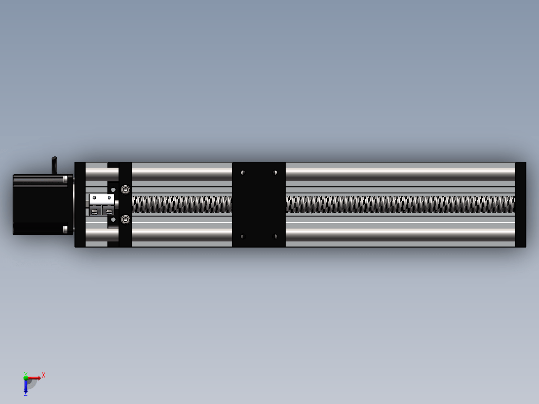 300mm步进电机滑台