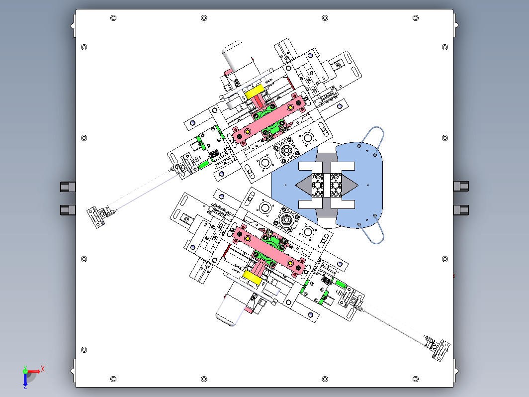 双工位N95耳带焊接机3d图纸 升级为双面焊接