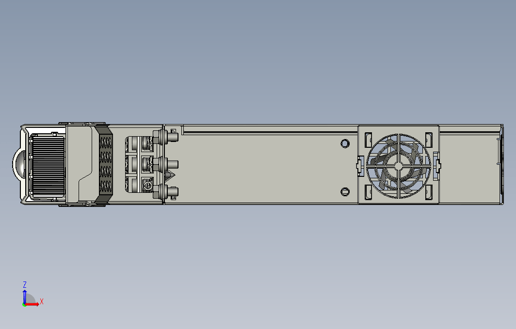 高性能多机传动驱动器STEP_B00(MD810-50M4TD5.5G201+整机外形图)