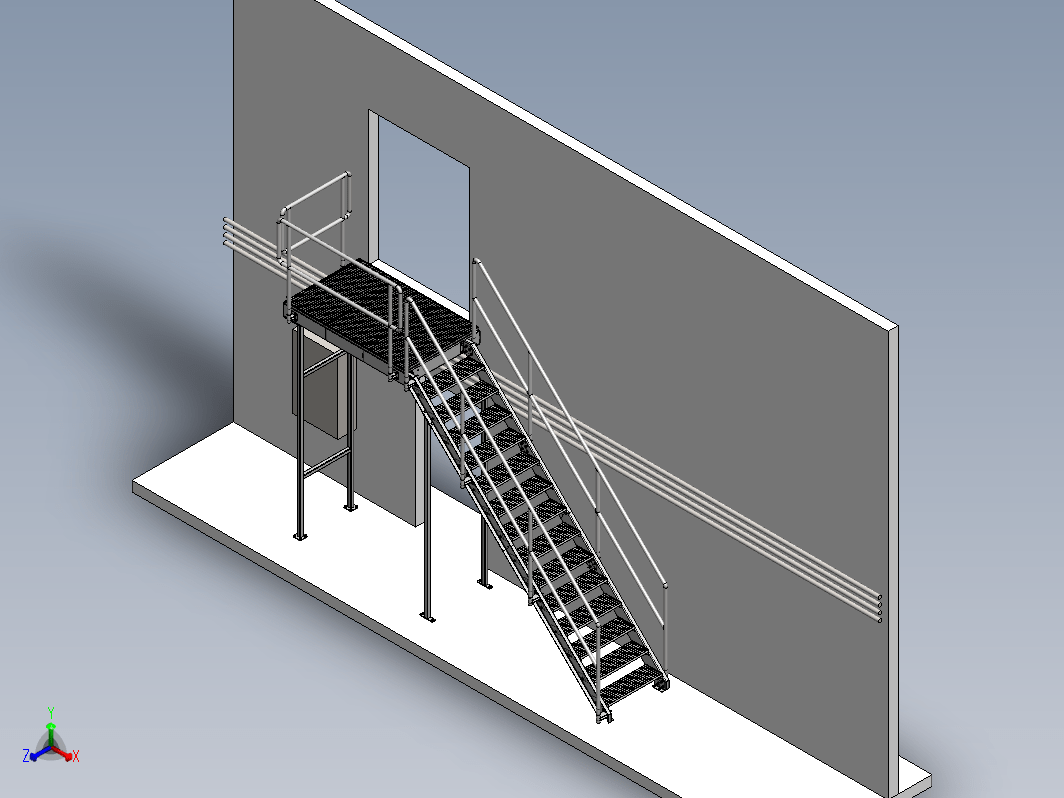 梯子钢平台