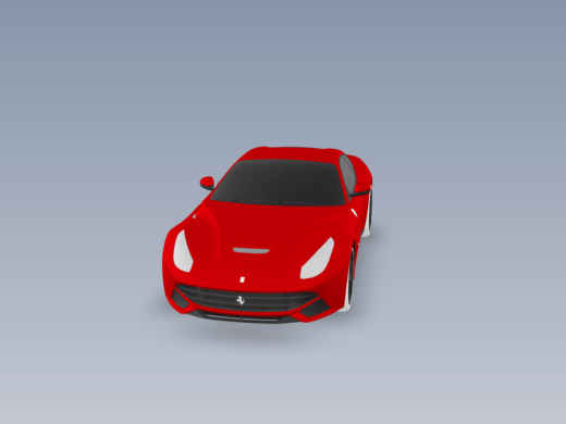 法拉利F12 2017款 3D模型缩略图