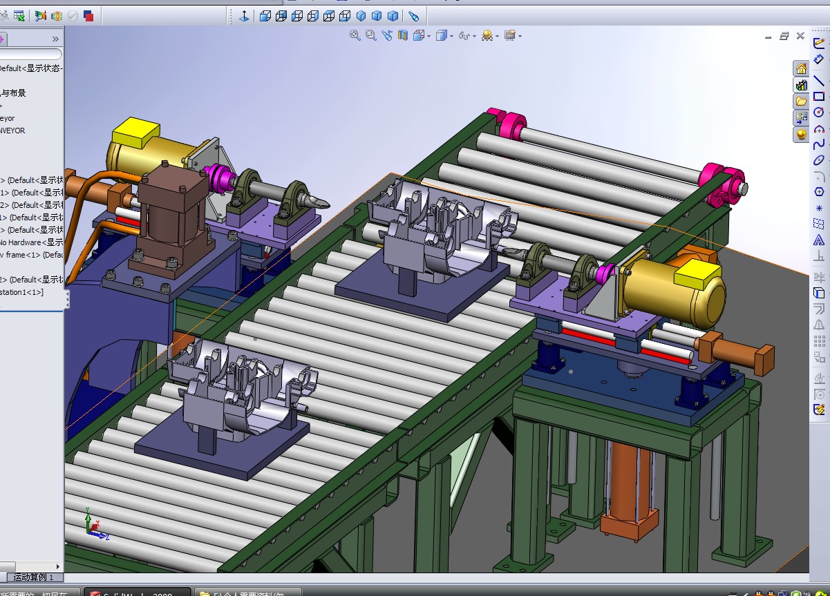 一个经典的装配线solidworks2008三维模型