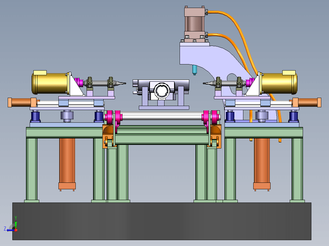 一个经典的装配线solidworks2008三维模型