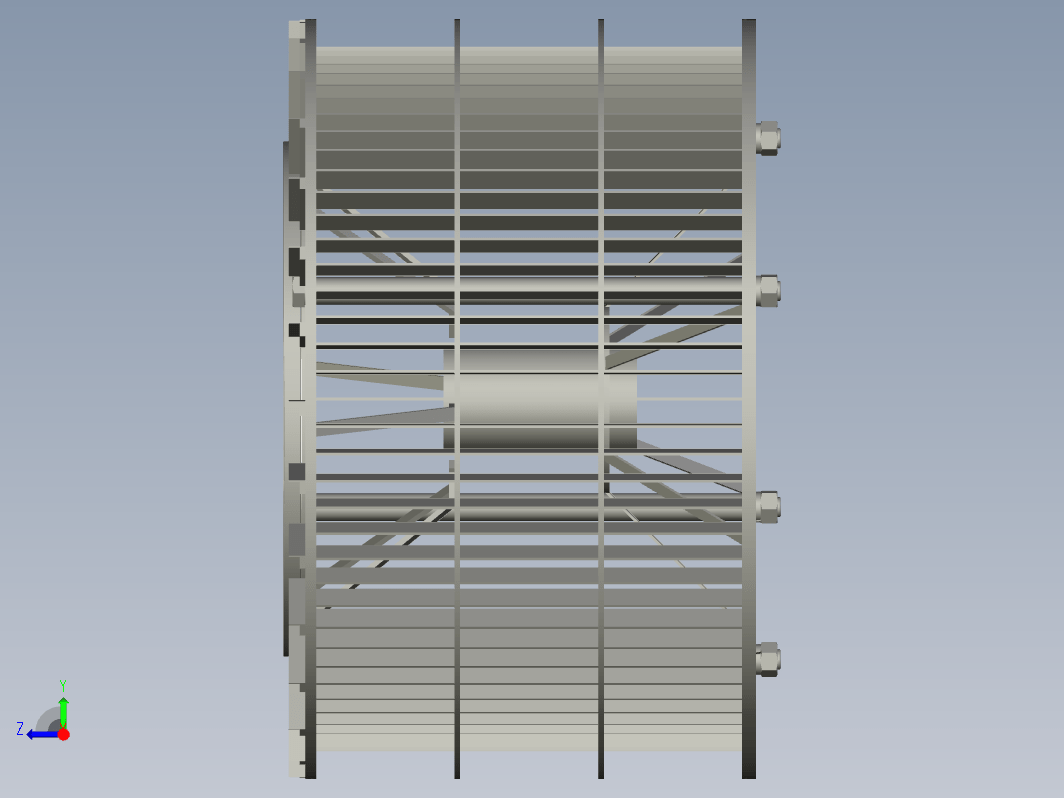 高效转子式选粉机设计三维Creo3.0带参+CAD+说明书