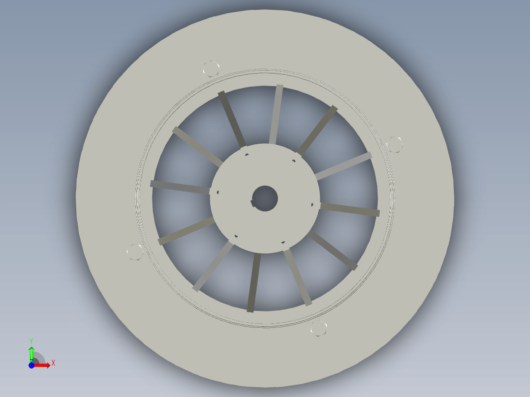 高效转子式选粉机设计三维Creo3.0带参+CAD+说明书