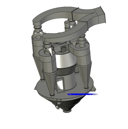 高效转子式选粉机设计三维Creo3.0带参+CAD+说明书缩略图