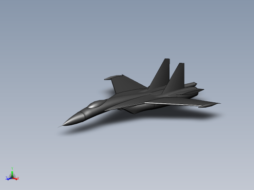 苏37 SU-37战斗机简易缩略图