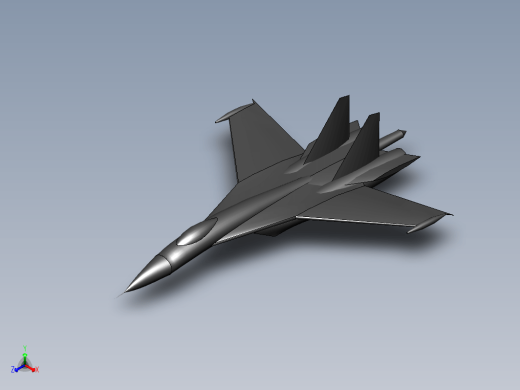 苏37 SU-37战斗机简易缩略图