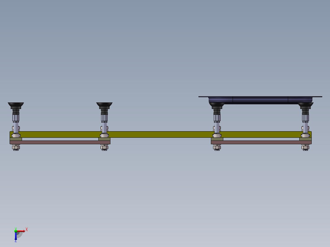 可调节真空吸盘夹具手抓