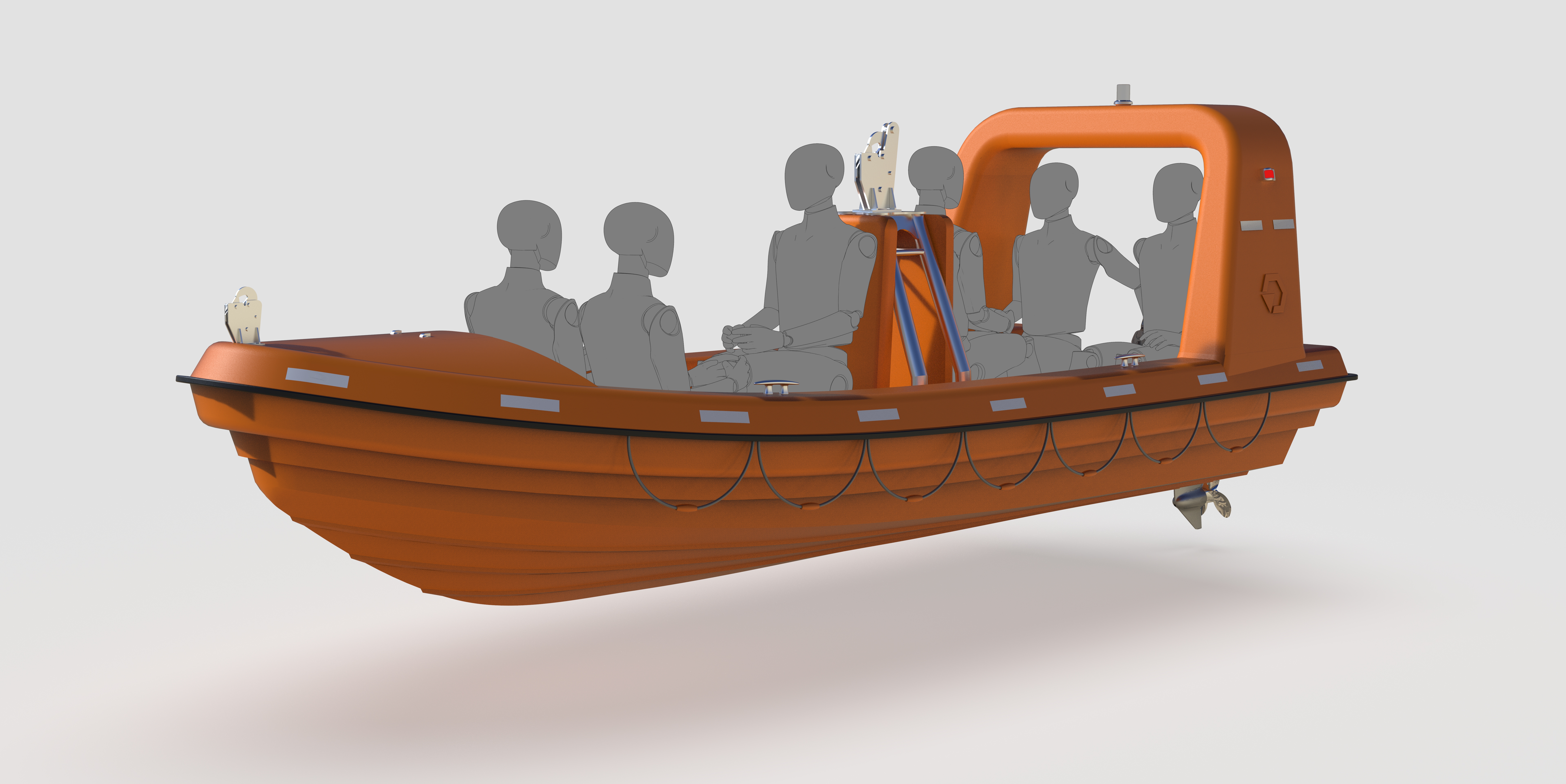 救援船救援艇造型