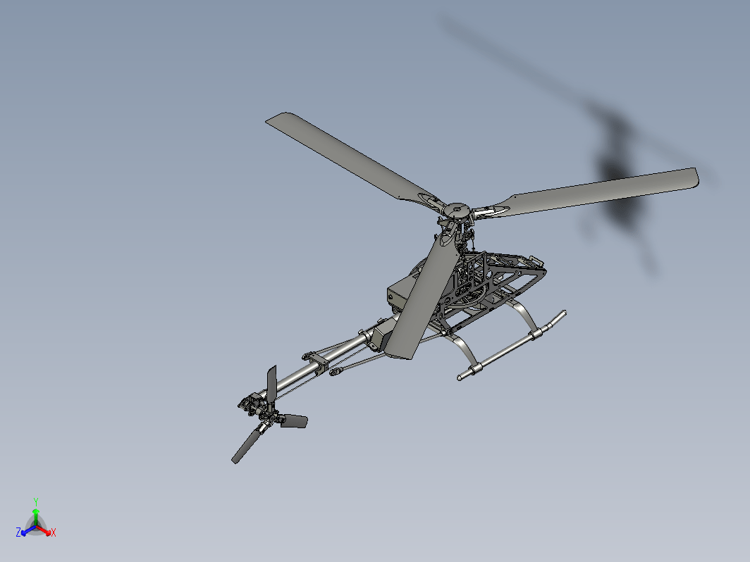 直升机 3-blade RC Helicopter