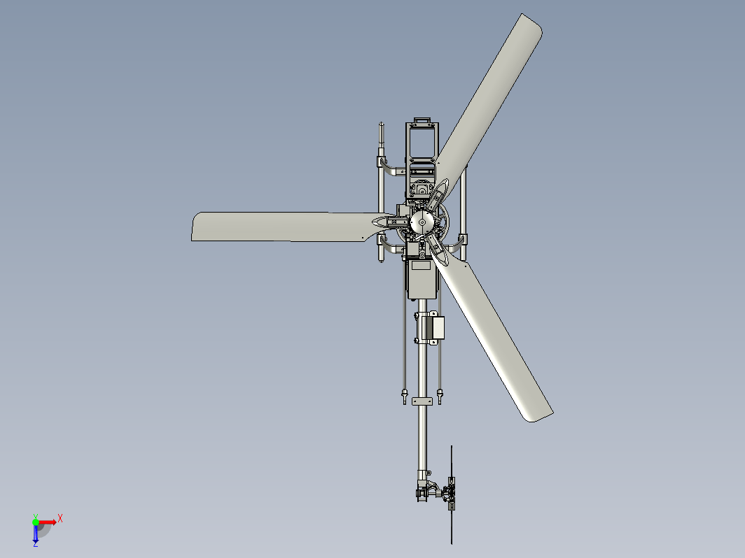 直升机 3-blade RC Helicopter