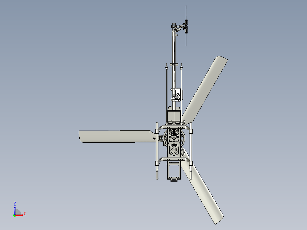 直升机 3-blade RC Helicopter