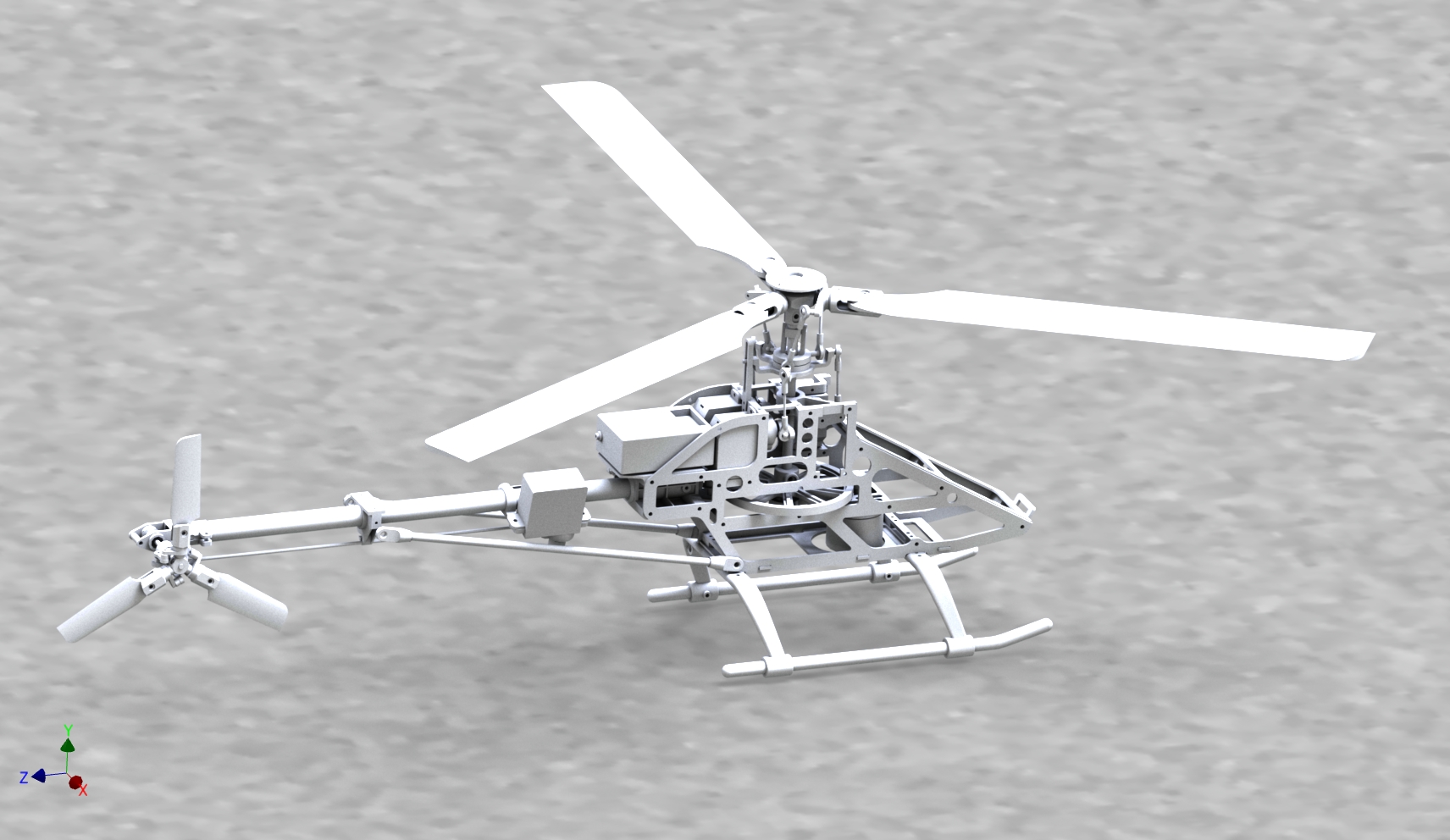 直升机 3-blade RC Helicopter