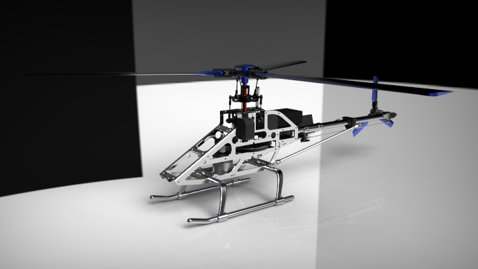 直升机 3-blade RC Helicopter