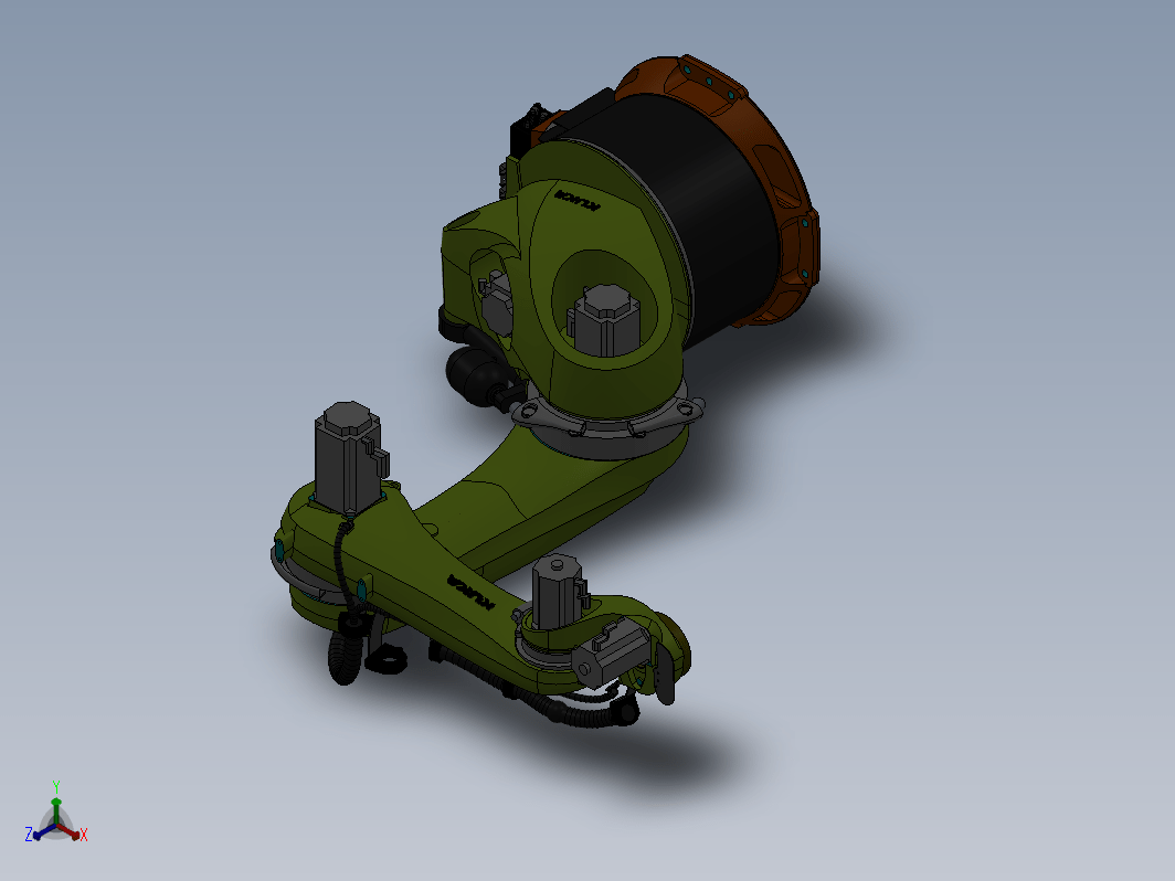 Robot Kuka 470-3D机械臂外形