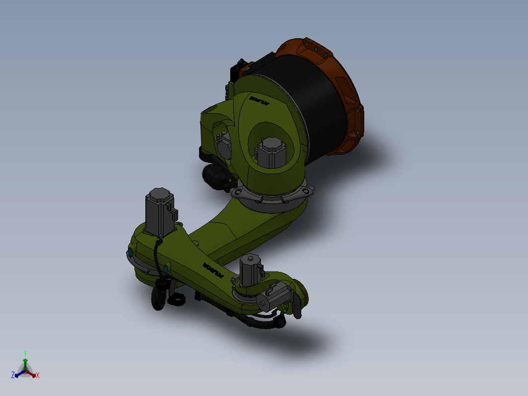 Robot Kuka 470-3D机械臂外形