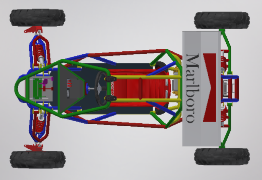 KART CROSS 10HP CVT卡丁车钢管车