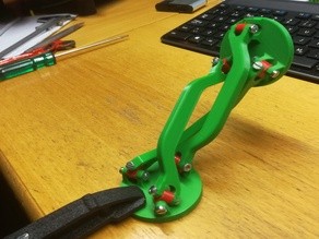 三自由度三连杆腕关节机构