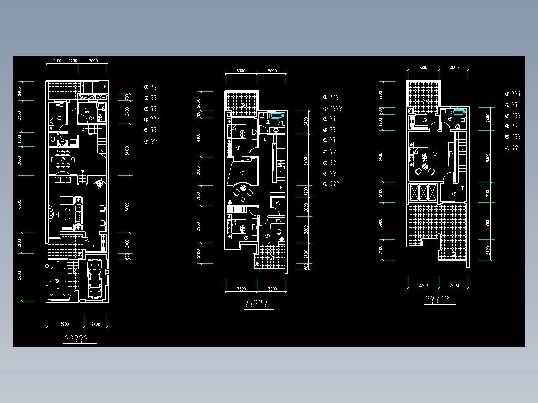 别墅平面户型建筑图