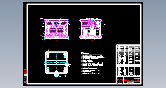 电脑键盘按键注塑模具设计-键盘键帽注塑模CAD+说明书