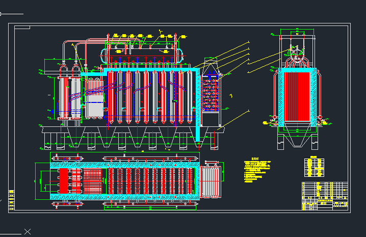 12吨余热锅炉总图