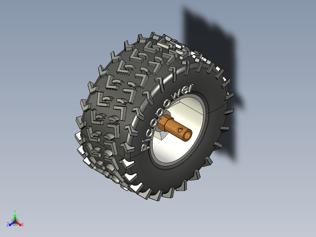 130mm塑料轮组