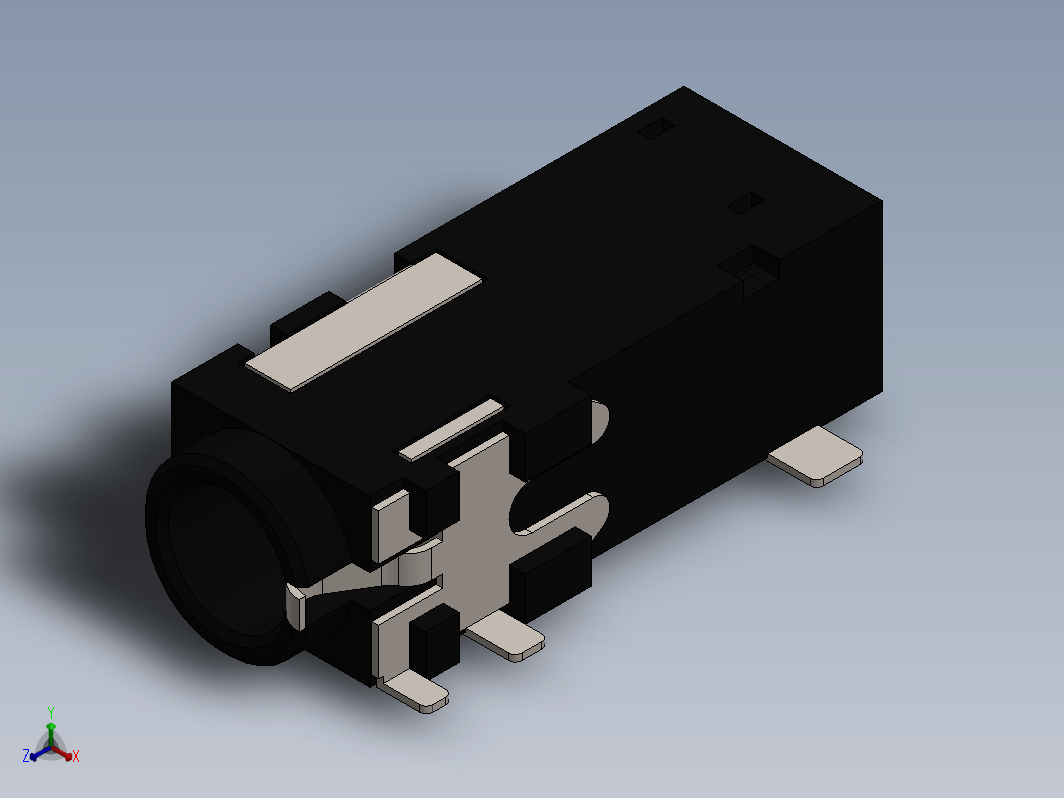 音频插孔连接器 3.5 mm 表面贴装型