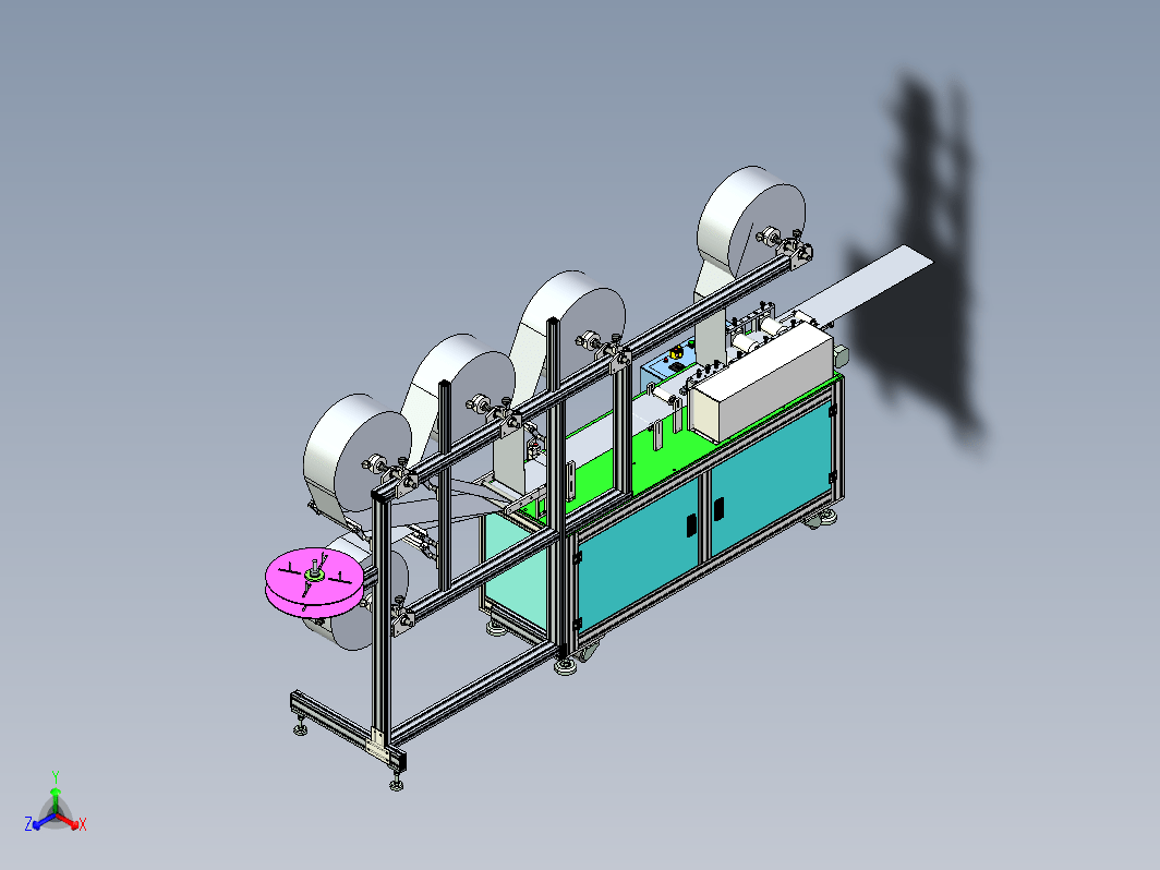 KN95高速打片机与花模