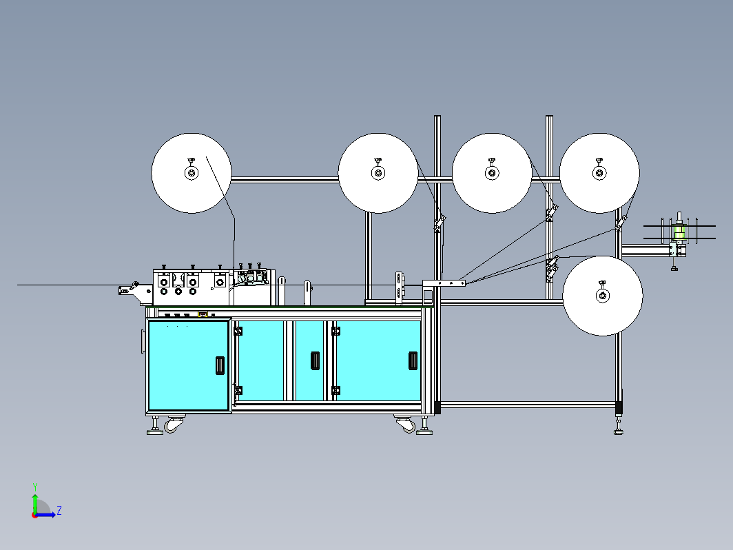 KN95高速打片机与花模