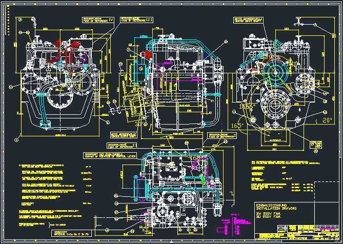 【185】船舶齿轮箱  CAD