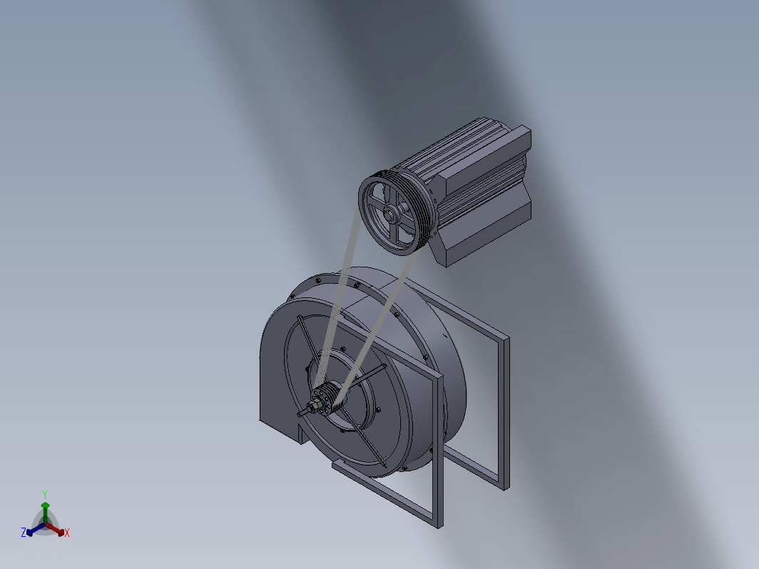 采棉机风力输送装置设计【离心式风机】+CAD+说明书