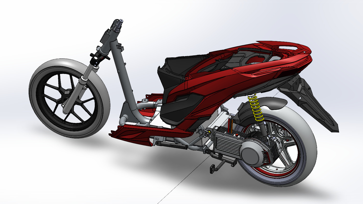 框架摩托车