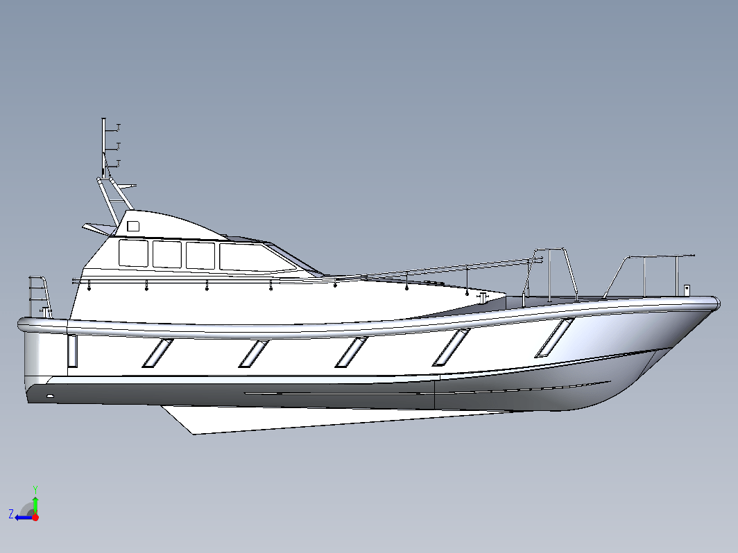 lot-60引航艇造型