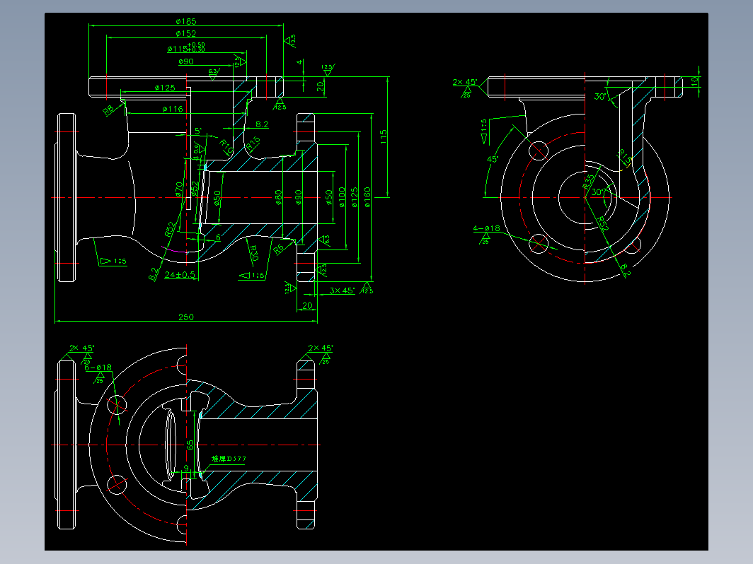 WCB闸阀阀体