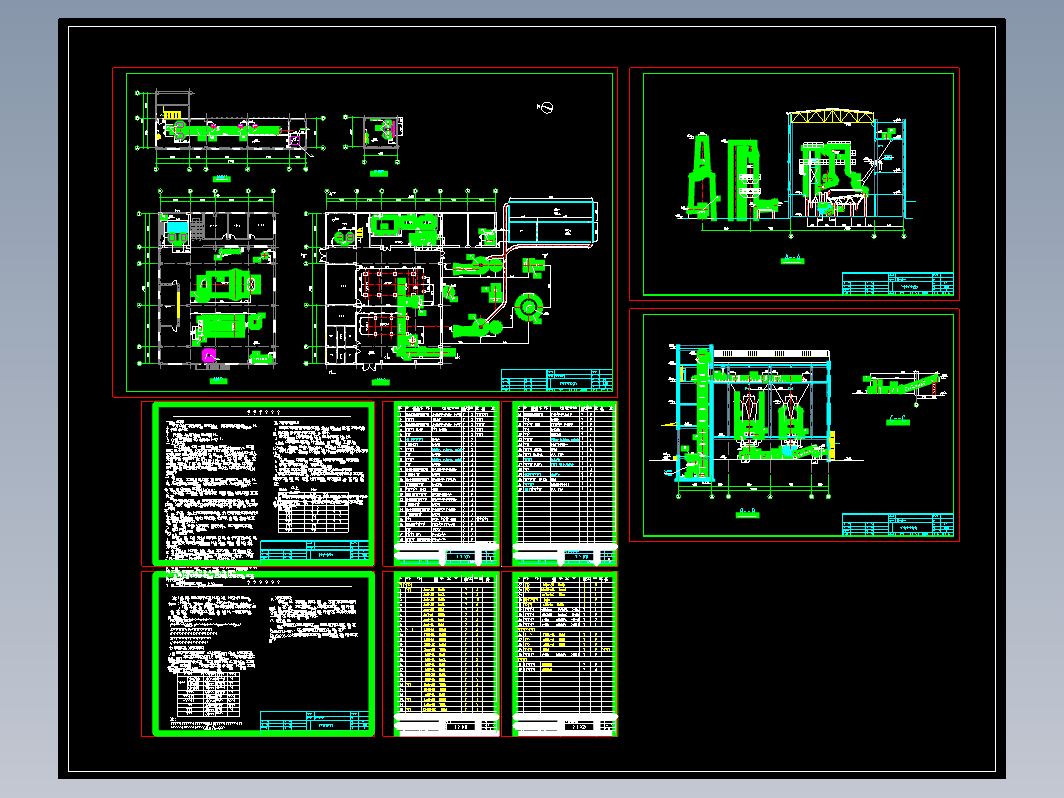 2X10t燃煤蒸汽锅炉房布置图（双层布置）