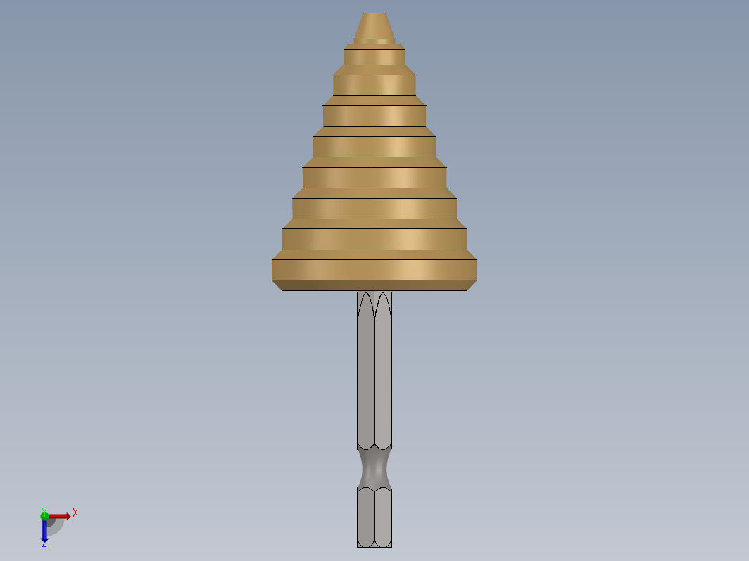 宝塔钻头开孔扩孔器