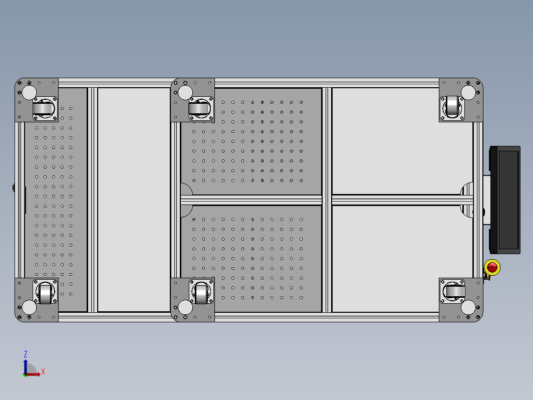 铝型材机架钣金造型-16