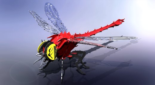 机械蜻蜓图纸缩略图
