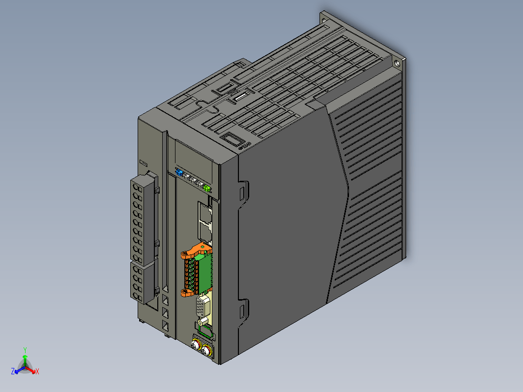 标准型伺服驱动器01052561-WXSTEP_B00（整机3D模型）
