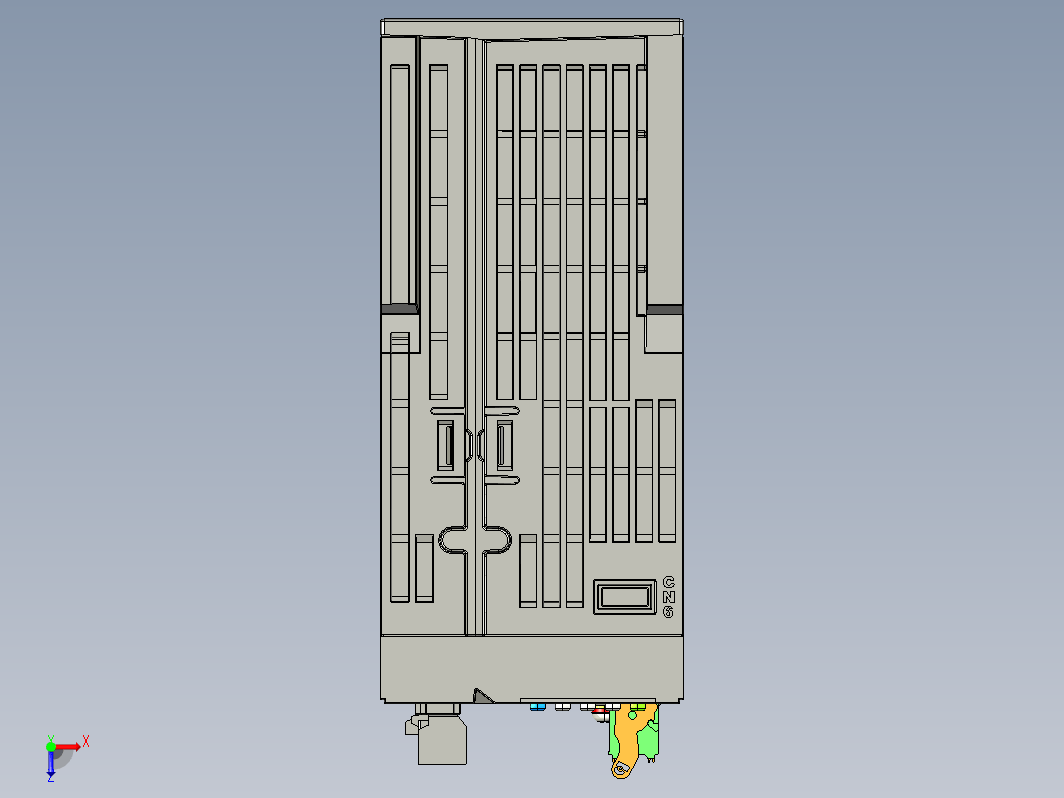 标准型伺服驱动器01052561-WXSTEP_B00（整机3D模型）