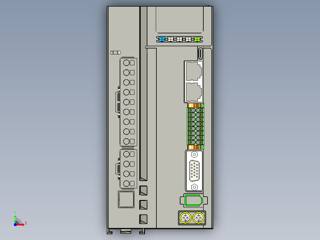 标准型伺服驱动器01052561-WXSTEP_B00（整机3D模型）