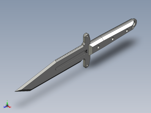 Messer 28短刀模型缩略图