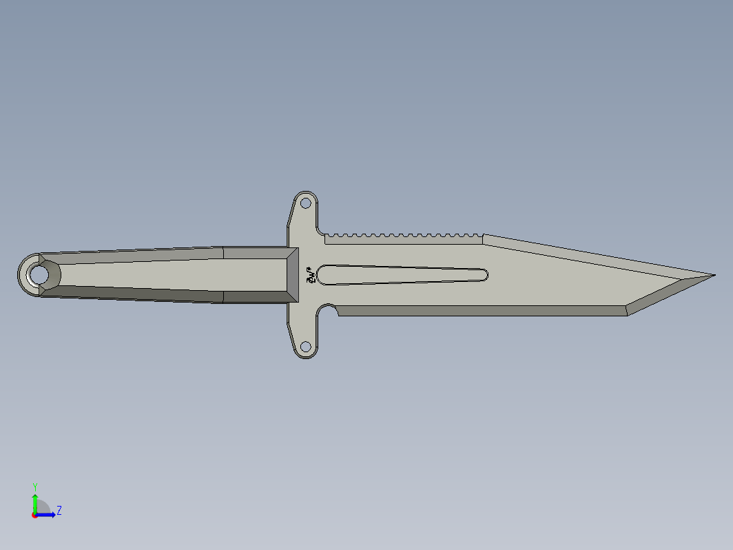 Messer 28短刀模型