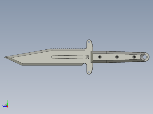 Messer 28短刀模型缩略图
