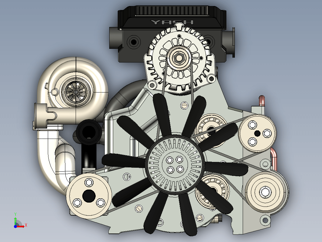 YASH wankel engine汪克尔转子发动机