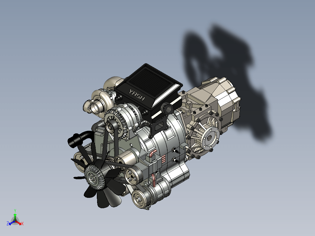 YASH wankel engine汪克尔转子发动机